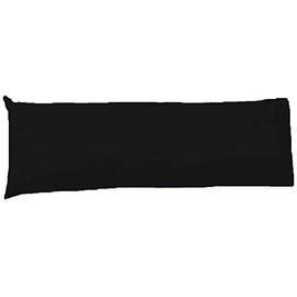 Ridas Bolster Pillowcases 100% Polycotton Blend product 5 Feet (60"), Black