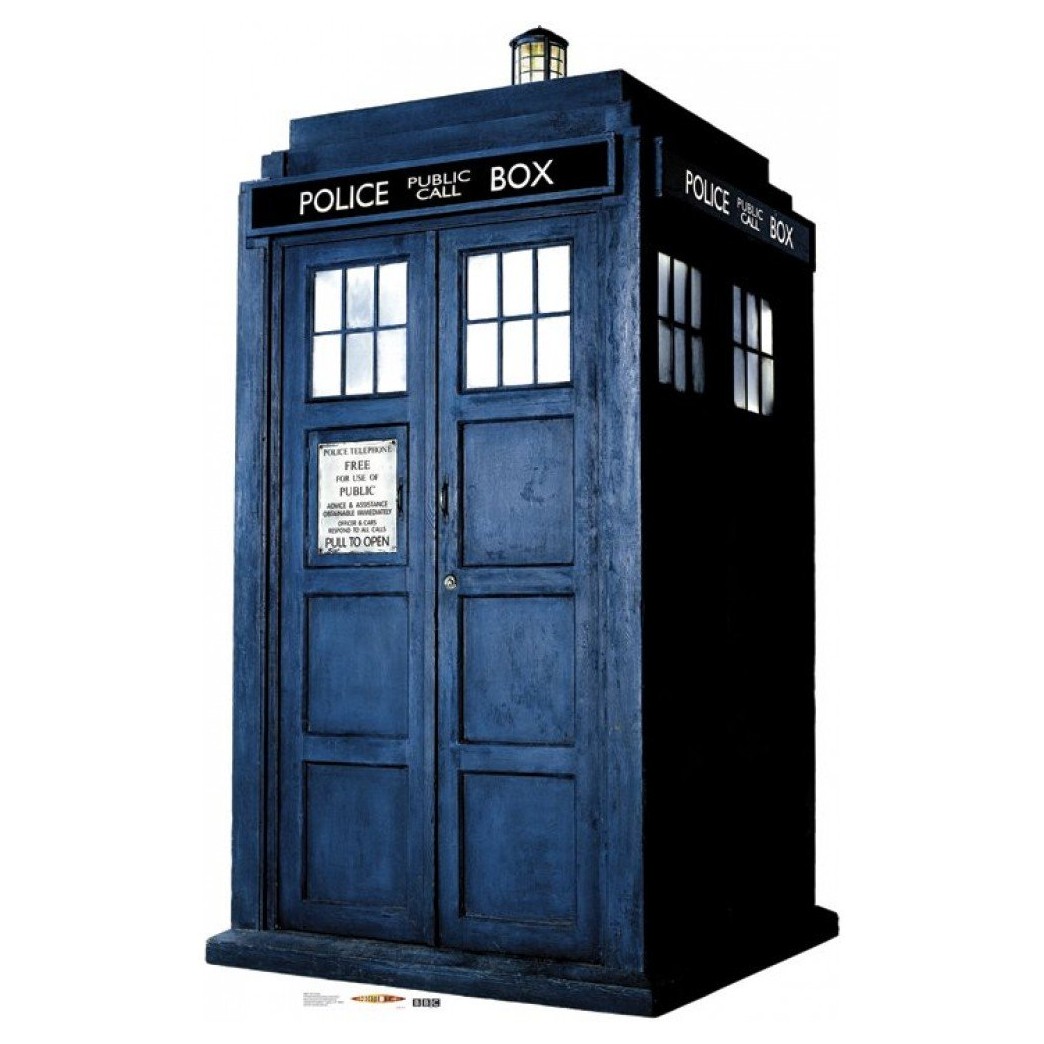 1/4 Sheet ~ Doctor Who Tardis Solo Birthday ~ Edible Cake Image Topper!!!