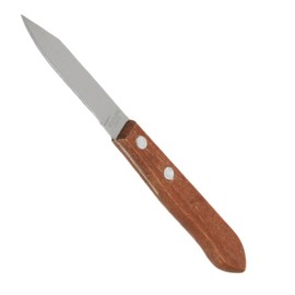 Rocky Mountain Goods Granny Paring Knife - 3-Inch Stainless Steel Blade for Peeling, Slicing, or Trimming Fruits and Vegetables - Rust-Resistant Kitchen Knife with Wooden Handle