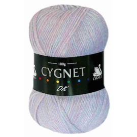 Cygnet DK Double Knitting Acrylic Yarn - Mother of Pearl (146) 100g Balls