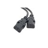 Hisonde 2 Pack UPS Server Y Splitter C14 to 2