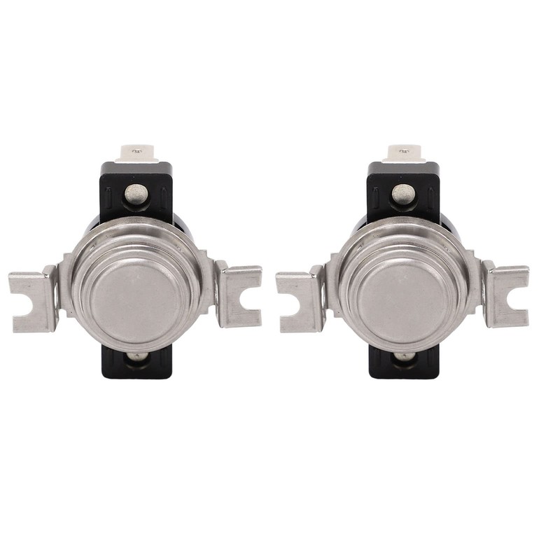 Kadimendium 2Pcs Thermostat Switch Sensitive Auto 250V 25A KSD302R Dual