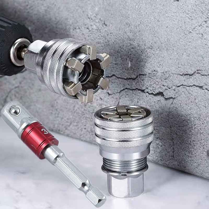 KEWAYO Universal Socket Wrench Set Universal Socket Wrench Hex Drill