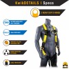 KwikSafety THUNDER 3D Ring Full Body Safety Harness ANSI OSHA