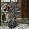 5" Spring Loaded Gate Caster with Side Brake, Heavy Duty