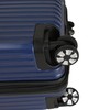 espidoo 3-Piece ABS Hard Shell Luggage: Modern Blue Suitcase Set