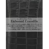 BlissLeather Crocodile Embossed Premium Genuine Leather Large Capacity Long Wallet