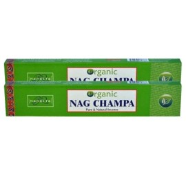 Nandita Nag Champa Organic Incense Sticks - 15g X 2 Packs