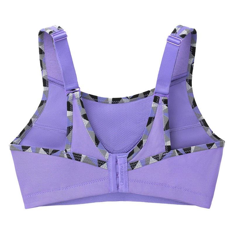 Glamorise, Sujetador Deportivo, Mujer, 50I, Púrpura/Ombre Force.