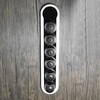 Coffee Capsule Holder Acrylic Holds 6 Capsule Black Wall Hanging