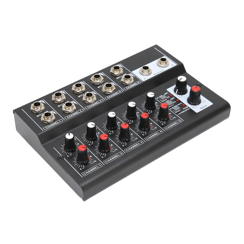 10 Channel Mixer Low Noise Stereo Line Mixer with 2