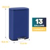 FDW | 13 Gallon Trash Can with Lid | Deep