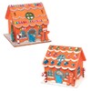 Baker Ross AX364 Gingerbread House Wooden Tea Light Holder -