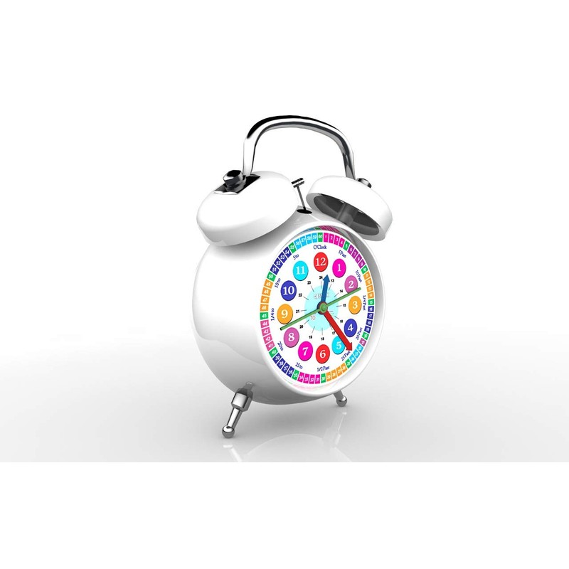 Qesnox Children Alarm Clock Time Teacher Bedroom Table Clock Office