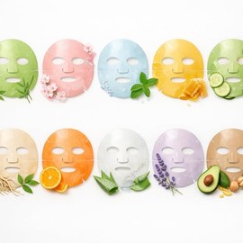 Mascarillas Faciales Coreanas Surtidas  Pack de 10 Piezas Hidratantes con Extractos Naturales  Skincare Coreano K-Beauty para Cuidado del Rostro