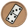 Domino Patrol Patch - 2" Diameter Round Embroidered Patch (Sew-on)