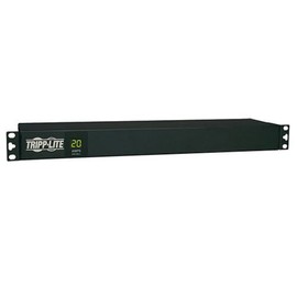 Tripp Lite Metered PDU, 20A, 12 Outlets (5-15/20R), 120V, L5-20P/5-20P Input, 6 ft. Cord, 1U Rack-Mount Power (PDUMH20-6)