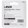 Laser 2180 Impact Driver Bit Set 6pc