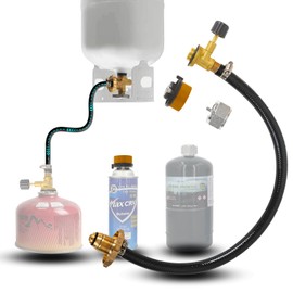 Cybring Gas Rfill Fit Fill Gas from LPG to Propane/ISO-Butane/Butane