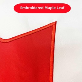 Canada Flag, 3X5 Ft Premium Canadian Flags Outdoor Indoor - Embroidered Maple Leaf & Heavy Duty Durable Oxford Nylon 220D Canadian National Flag Drapeau for Home Garden Yard Decor