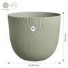 elho Sereh Round 30 - Flower Pot for Indoor and