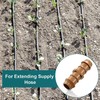 Boao 20 Packs 1/2 Inch Drip Irrigation Fittings Connectors Barbed