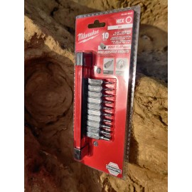Milwaukee 48-22-9540 1/4" Drive Hex Bit Socket Set - 10 PC  SEALED NEW