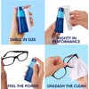Clear View Lens Cleaner Kit | 2 x 8oz Bottles,