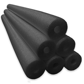 Oodles of Noodles Premium Jumbo XL Pool Swim Noodles - 6 Pack - Approx. 55 inch x 3.5 inch Hollow Core Pool Noodles Foam Tube - Durable for Heavy Duty Swimming, Water Aerobics, Crafts, & DIY Projects