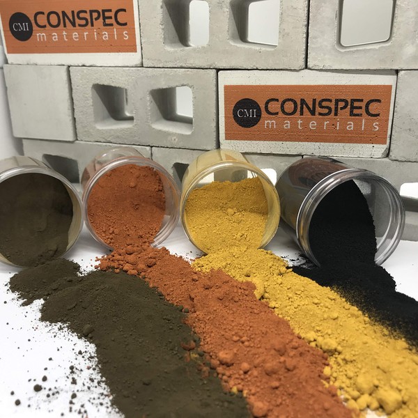 Conspec 8-oz. MIXED COLORS Powdered Color for Concrete, Cement, Mortar,