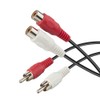 TENINYU 10 Feet AV Extension Cable RCA Stereo Audio Cable,