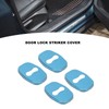 4PCS Door Lock Striker Cover Stainless Steel Strong Protection Replacement