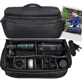 Acuvar Extra Large Camera Bag and Camcorder Case, Padded Equipment Bag, Video Camera Bag, Camera Carrying Case, Camera Duffle Bag, Extra Large Camcorder Backpack,Camera Case for Canon,Nikon,Sony