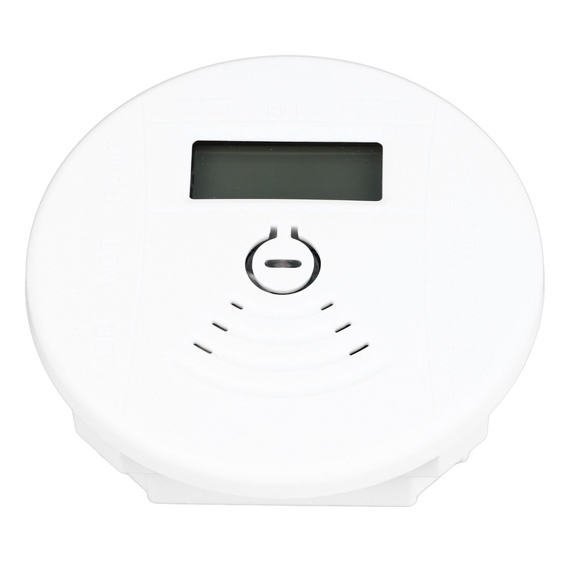CO Detector Battery Operated Audible and Visual Mini CO Alarm
