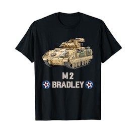 American Military Tank Vehicle IFV M2 Bradley T-Shirt