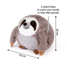 Cozy Noxxiez Cuddly Plush Children's Hand Warmer, Cuddly Toy, Soft Toy, Pillow as Fluffy Heat Cushion, Plush Toy for Bed, Car and Home