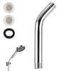 Stainless Steel Curved Forward Universal Handheld Shower Replacement Shower Extension