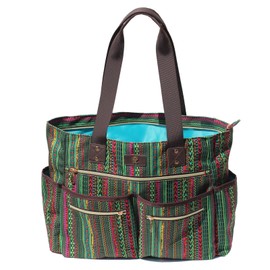 Weekender Bag Carry On Bag Overnight Tote Travel Duffle with 13 Pockets for Travel,Work，Gym,Beach,Teacher,Nurse (Green)