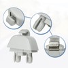 X AUTOHAUX Pack of 2 Car Plastic Sun Visor Hook