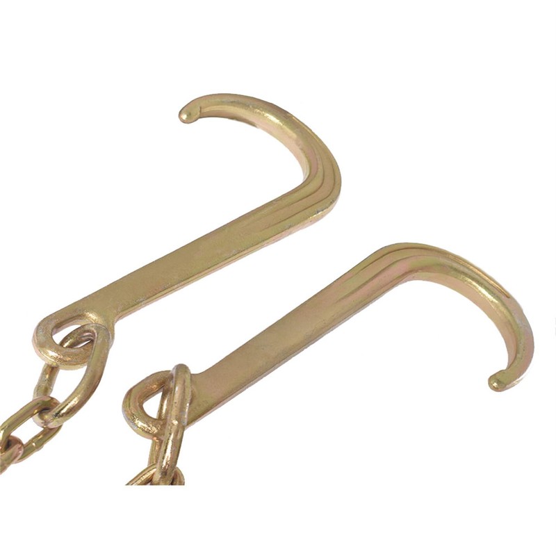 ANTUKO 5/16 Inch x 2 FT G70 Tow Chain J-Hooks