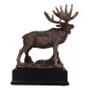 The Emperor Wild Elk Bull Moose Statue Bronze Electroplated Figurine