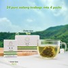 GTGLOTRA Oolong Tea Bags, 24 Whole Leaf Tea Bag, Alternative