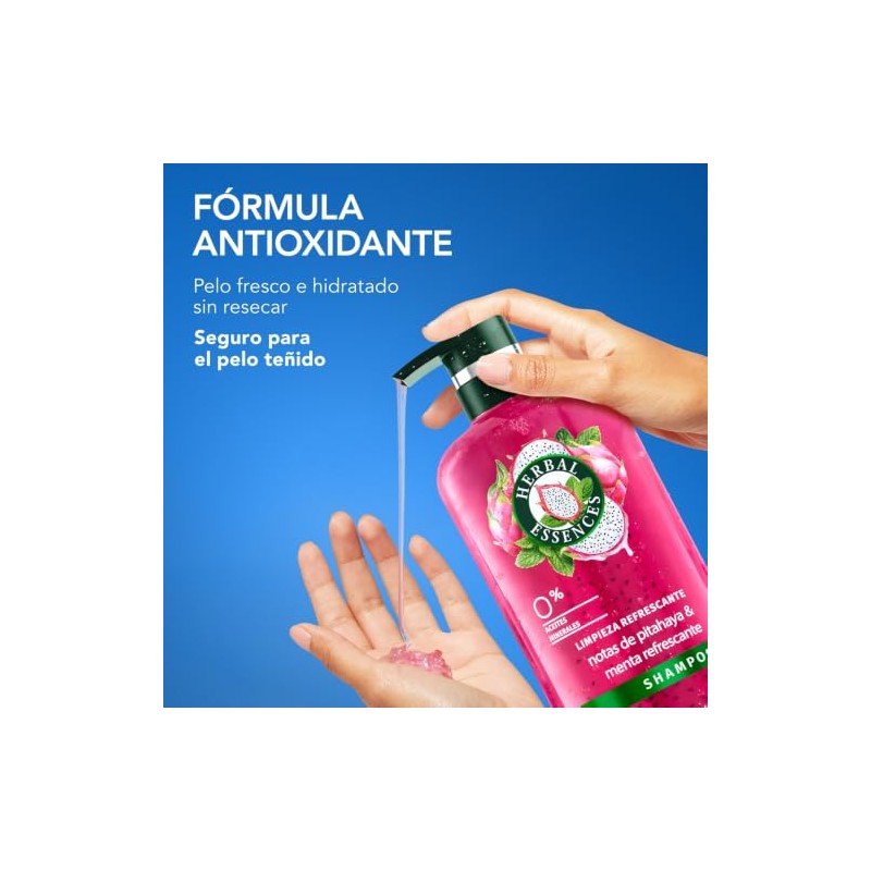 Herbal Essences Shampoo Limpieza Refrescante 600 ml