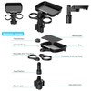 NOELAMOUR Car Cup Holder Drink Holder Extension Tray Smartphone Stand