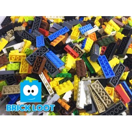1,000 Bricks - 1000 Toy Building Blocks - Mixed Colors - Compatible - Great Creative Box