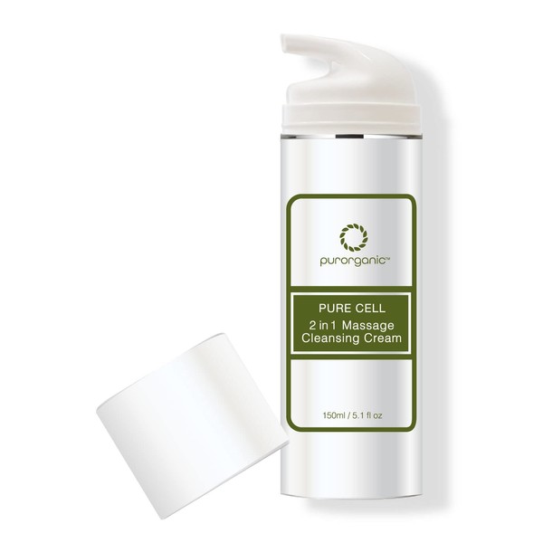 Purorganic 2 in 1 Massage Cleansing Cream 150ml (5.1 fl