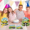 MOIZYNG 96 PCS Back to School Bus Plates and Napkins