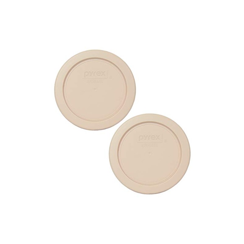 Pyrex 7202-PC 1-Cup Blush Food Storage Replacement Lid (2-Pack) -