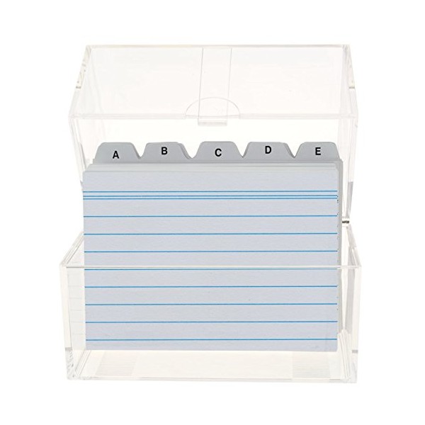 Stylex 49971 Transparent A7 Card Box with 100 74mm x