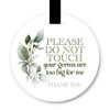 Pram Germ Sign - Please Do Not Touch Your Germs